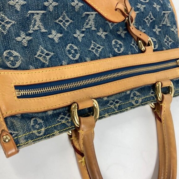 LOUIS VUITTON M95018 MonogramDenim Flat-Shopper Tote Bag shoulder bag - Picture 5 of 15